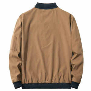 Veste bomber d'hiver en nylon et polyester, écologique, style streetwear, vente en gros - Product Image 2