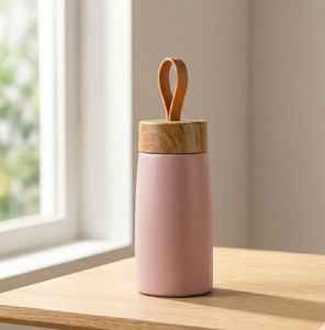 Botella de Madera NatureSip, Botella de Hidratación EcoWood, Botella TimberFlow, Botella de Madera RusticSip - Product Image 4