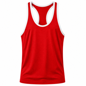 เสื้อกล้ามแขนกุด คอกลม สีพื้น ระบายอากาศได้ดี ผ้าถัก สวมใส่สบายๆ - Product Image 1