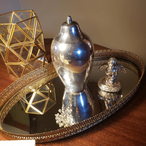 Matte Silver <b>Metal</b> Ginger Jar With Lid Classic Pedestal Design Aluminum Decorative Storage Jar Set For Bedrooms Wedding Gift Pot - Product Image 6