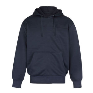 Sweat à capuche pour homme, hiver, en polaire écologique, anti-boulochage, pour sports de plein air, manches longues, avec cordon de serrage, couleur unie - Product Image 5