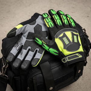 Guantes Mecánicos Amara de Cuero Sintético de Alto Rendimiento, Antideslizantes, Resistentes a Impactos, con Inyección de TPR para Trabajo Pesado, Guantes de Seguridad para Manos - Product Image 5