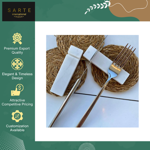 Juego de Cubiertos de Mármol Natural Hecho en India, de la Mejor Calidad, Hecho a Mano, Ecológico, Apto para Lavavajillas, de Lujo, con Reposacucharas y Reposatenedores - Product Image 6