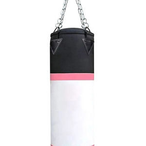Saco de Boxeo de Cuero de Alta Calidad para Kick Boxing, Equipo de Gimnasio con Opciones de Relleno de Algodón y Arena, Precio al por Mayor, Tarifa Económica - Product Image 4