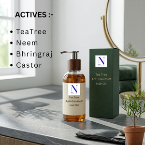 Nikole Kozmetics Aceite de Árbol de Té y Coco Anticaspa, Nutritivo para el Cuero Cabelludo, Estimula el Crecimiento del Cabello, para Cuero Cabelludo Seco/Con Picazón, OEM/ODM/Marca Privada - Product Image 2