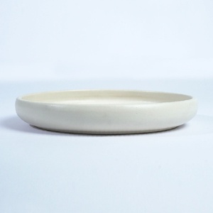 Plato Pequeño de Cerámica Color Marfil, Diseño Japandi, No Tóxico, Apto para Lavavajillas, para Sushi, Aperitivos, Postres, Restaurantes, Hoteles, Cafés - Product Image 3