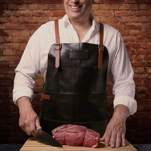 Delantal de Cuero Genuino de Alta Calidad con Correas Cruzadas Ajustables y Bolsillos de Cuero para Herramientas, Marca Maximize Wear - Product Image 5