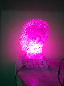 Mosaic Glass Face Ball Man Skull Ball Decorative Art Craft Sphere Ornament Glass Tiles Design Pattern - Product Image 2