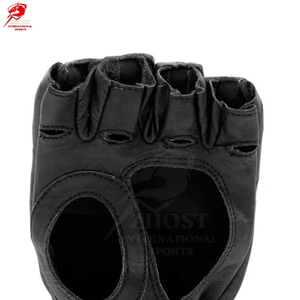 Gants d'entraînement en cuir personnalisés pour MMA et kickboxing, respirants, séchage rapide, fentes pour les doigts, fermeture auto-agrippante - Équipement de combat unisexe - Product Image 5