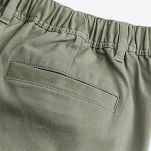 Factory OEM Custom Elastic Waist Loose Fit Utility Pockets <b>Work</b> <b>Pants</b> Casual Streetwear Trousers Baggy Twill <b>Cargo</b> <b>Pants</b> for Men - Product Image 5