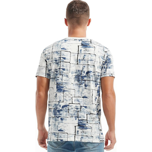Camiseta Lisa Teñida en Prenda para Hombre, 260GSM, Lavado Enzimático, Venta al por Mayor, Camiseta de Algodón Lisa, Europa - Product Image 3