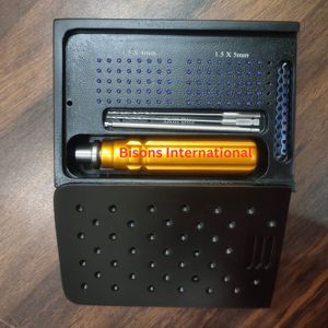 Kit de Fijación Ósea Maxilofacial Profesional Bisons, Placas y Tornillos de Titanio, Sistema de Implantes Quirúrgicos Ortopédicos - Product Image 3