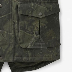 Veste de chasse pour homme à capuche camouflage, vêtements de travail d'extérieur avec plusieurs poches utilitaires pour la chasse, la randonnée, le camping et les voyages - Product Image 4