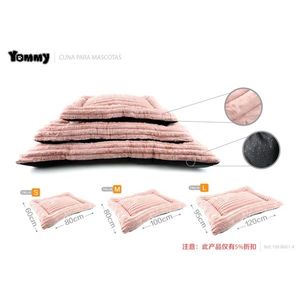 Cuccia per Animali Yommy, Tappetino in Peluche Rosa per Cani e Gatti, Misure S M L, Morbido e Confortevole - Product Image 1