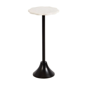 Mesa de pedestal para bebidas, mesas auxiliares de aluminio - Product Image 5