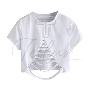 Crop <b>Tops</b> for Women Summer Clothes Women Cotton Crop <b>Top</b> T-shirts Blank Women's T Shirts Crop <b>Top</b> T-shirts - Product Image 5