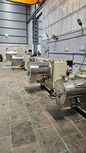 Centrifugeuse horizontale robuste en acier inoxydable SS 2205, 25 CV, 220 V, capacité de séparation industrielle de 100 à 1000 kg/h - Product Image 2