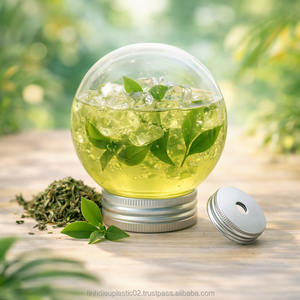 Bouteille en plastique PET de 500 ml en forme d'ampoule avec bouchon à vis en aluminium de 55 mm, fabrication OEM au Vietnam pour jus, lait, thé, boissons - Product Image 4