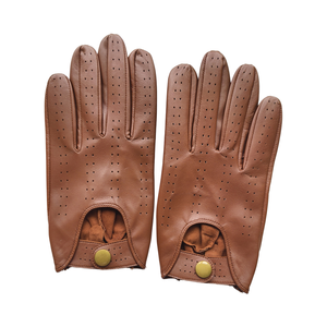 Gants de cyclisme en cuir respirants pour hommes, légers, personnalisables avec logo, pour le sport et la conduite, collection Printemps-Automne - Product Image 4
