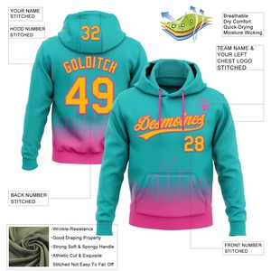 Sudaderas con Capucha de Alta Calidad, Personalizadas, 100% Poliéster, con Estampado Puff, Sublimación, 3D, para Invierno - Product Image 2