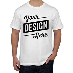 Camisetas blancas personalizadas al por mayor para hombre, de mezcla de algodón, perfectas para eventos promocionales, regalos benéficos y ropa de equipo. - Product Image 1