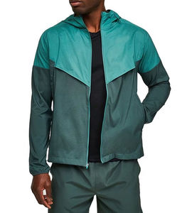 Shorts and <b>Jacket</b> Full Zip up Nylon Men's Training Wear Windbreaker Short Set - Product Image 2