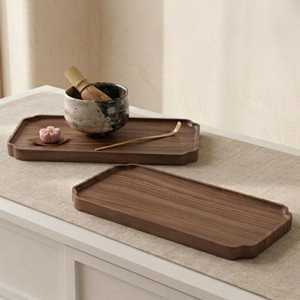 Bandejas de Almacenamiento de Madera y Bambú al por Mayor Directo de Fábrica, Rectangulares, Aptas para Lavavajillas, Pulimentadas, Modernas, de Lujo, para Joyería, Baño y Vajilla - Product Image 4