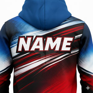 Sudadera con Capucha 100% Poliéster Lista para Sublimación Blanca 280GSM, Sudadera Urbana Holgada, Sudadera con Capucha de Felpa de Algodón Bio-Washed 380GSM - Product Image 3