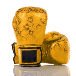 Guantes de Boxeo Personalizados con Logotipo, Servicio OEM de Producto de Marca, Guantes de Boxeo de Piel Sintética PU para Entrenamiento, Unisex - Product Image 4
