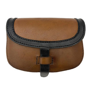 Nouvelle sacoche de téléphone portable en cuir véritable personnalisée, en cuir de vachette, étanche, verticale, multi-pochettes, à porter à la ceinture, sac banane - Product Image 1
