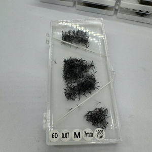 Pestañas Postizas Sueltas Promade, Longitud Individual 8-25mm, Paquete de 500/1000 Fans, 8D 10D 12D, Curvatura M, Hechas a Mano, Pelo Sintético, Grosor 0.07mm - Product Image 6