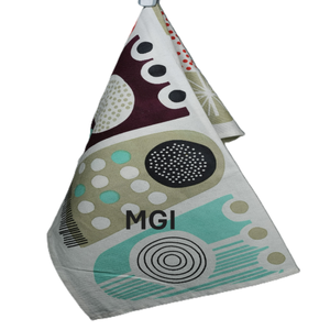 Serviettes de cuisine 100% coton biologique, écologiques, jetables, hypoallergéniques, à motifs floraux, séchage rapide, carrées, personnalisables, impression OEM - Product Image 6