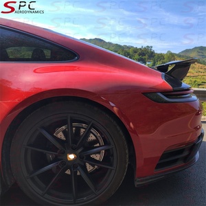 Alettone posteriore Aeropack in fibra di carbonio SPC 2019+ per Porsche 992 Sport Design, spoiler posteriore in fibra di carbonio per il nuovo 911 992 - Product Image 5
