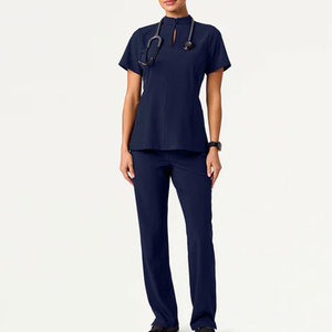 Ensemble de vêtements d'allaitement tricotés sur mesure, tendance 2026, avec plusieurs poches, col en V, uni, confortable, pour femmes - Product Image 3