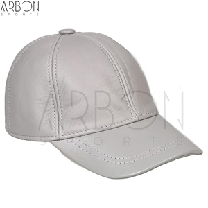 Streetwear Custom Logo Comfortable Premium Quality Fashionable Durable Genuine Leather <b>Baseball</b> <b>Cap</b> for <b>Men</b> and Women - Product Image 2