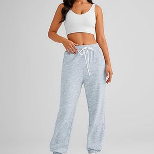 Pantalon de survêtement cintré pour femme, pantalon de jogging athlétique et pantalon de détente avec poches, pantalon de jogging confortable à taille haute et doux pour la salle de sport - Product Image 2