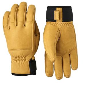 Gants et mitaines de ski en cuir pour hommes et femmes, de la meilleure qualité, avec sangle de poignet, pour la sécurité des sports de plein air - Product Image 1