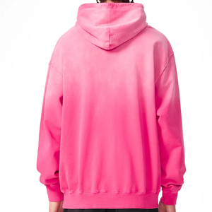 เสื้อฮู้ดดี้ผ้าฟลีซ 420 GSM ผ้าฝ้าย 100% ปักลายสไตล์วินเทจสำหรับผู้ชาย ทรงโอเวอร์ไซส์ หนานุ่ม ซักย้อมสีซีดแบบย้อนยุค เหมาะสำหรับฤดูหนาว - Product Image 5