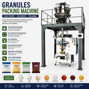 Máquina de Envasado de Gránulos, Pesadora Multicabezal, Envasado en Bolsas Tipo Almohada, Control PLC, Alta Velocidad para Envasado de Polvo y Gránulos - Product Image 1