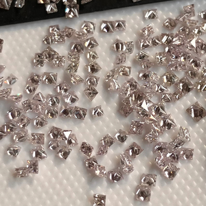 Diamants de laboratoire taille princesse, excellente taille, CVD HPHT, certifiés IGI, couleur rose, VS-VVS, diamants de mêlée pour la fabrication de bijoux - Product Image 1