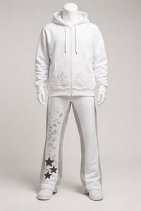 Custom Embroidered Printing French Terry Hoodie & Jogger <b>Set</b> Heavyweight 100% Cotton French Terry Hoodie & Jogger <b>Set</b> - Product Image 2