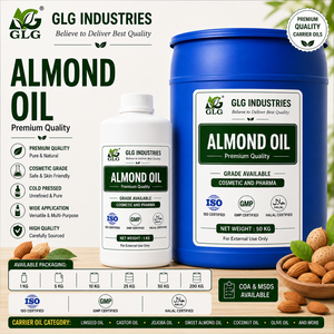 Aceite de almendras a granel, aceite vegetal base para cosméticos, cuidado personal, cabello, piel, masajes, aromaterapia, cremas, lociones, bálsamos, jabones - Product Image 1
