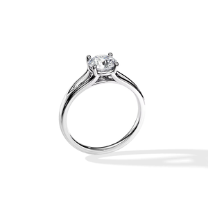 New Trendy Round Cut Moissanite Luxury <b>925</b> <b>Silver</b> 14K Gold Rhodium Plating White Gold <b>Ring</b> Women's Wedding Anniversary - Product Image 2