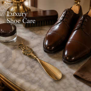 Cuchara de zapatos de latón hecha a mano, diseño náutico de lujo, accesorio metálico duradero para poner zapatos, para el hogar y viajes - Product Image 3