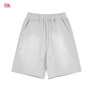 High Quality Men's Pink <b>Knitted</b> T-Shirt and Shorts <b>Set</b> Casual Solid Color Summer Outfit Breathable Loose Fit Baggy Style - Product Image 5
