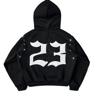 2026 Custom Made Rhinestone <b>Hoodies</b> Winter Product Rhinestone <b>Hoodies</b> <b>Cheap</b> Price Winter Warm <b>Hoodies</b> - Product Image 2