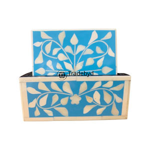 แผ่นรองแก้วทำมือฝังลายกระดูกสัตว์สุดหรู ขนาด 4x4 นิ้ว สีสันปรับแต่งได้-Tradebyd - Product Image 3