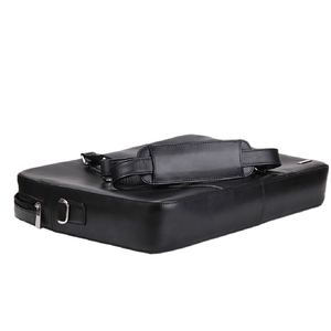 Bolsa para Portátil de Poliéster Elegante y Moderna para Hombre, de la Mejor Calidad, con Logotipo Personalizado, Cierre de Cremallera Impermeable de Cuero Genuino, para Viajes y Actividades al Aire Libre - Product Image 6