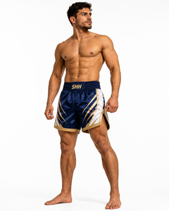 Pantalones Cortos de Lucha MMA Rojos y Negros Personalizados de SHH Industries para Hombre, Sublimados, para BJJ, Grappling, Kickboxing, Artes Marciales y Entrenamiento - Product Image 4