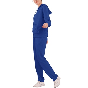 Chándal con Capucha para Mujer, Manga Larga, Color Sólido, Cierre Frontal, Ropa Casual de Invierno, Transpirable, Ecológico, Reversible, Ligero - Product Image 5